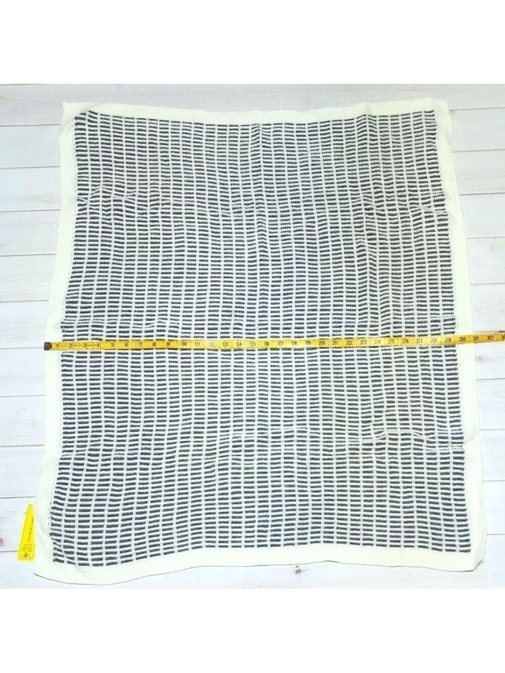 Shein Baby Blanket / Knit Throw  Size 31"x35" - New Without Tags